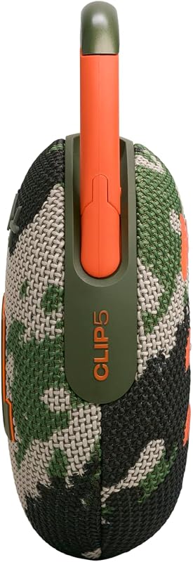 Clip 5, Altavoz Inalámbrico Portátil con Bluetooth, Camuflaje