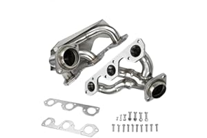car part Racing Modifications for 2007-2011 JK 3.8 V6 Stainless Steel Manifold Headers w/Gaskets