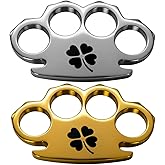 Pack of 2 Decals CAR Sticker Irish Brass Knuckles Decal Vinyl CAR Sticker | Cars Trucks Notebook Computer Laptop | Gold | Met