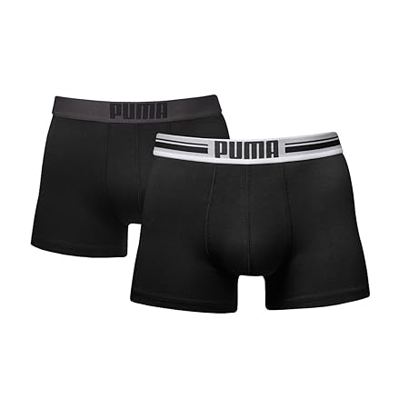 Puma Herren Boxer Shorts Bodywear Placed Logo 2er Pack