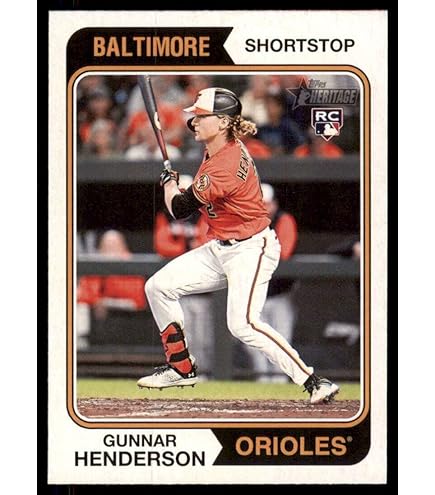 Amazon.com: 2023 Topps Series 1#206 Gunnar Henderson Rookie Card