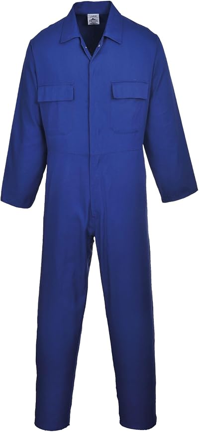 Portwest S999 Classic Polycotton Coverall Royal Blue L Regular