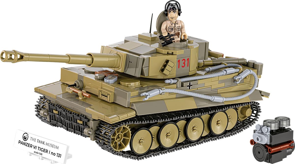 Photo 1 of COBI The Tank Museum Historical Collection WWII Panzer VI Tiger I no. 131 Tank Model