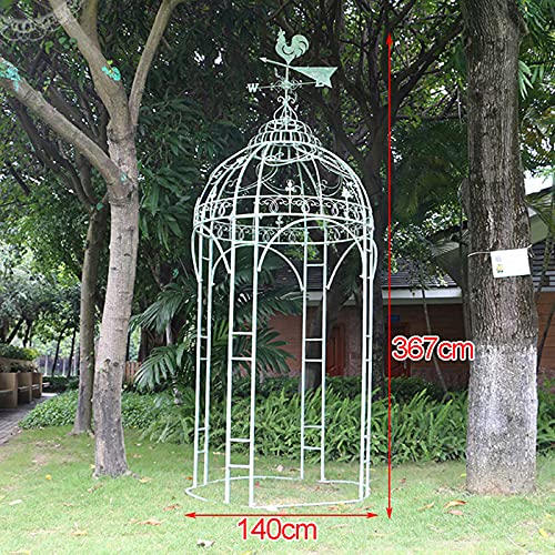 LBSY Stereoskopische Rosenbogen aus Metall, Jurte Aussehen, für Kletterpflanzen Rosen Reben, Garten Hinterhof Terrasse… – Bild 3