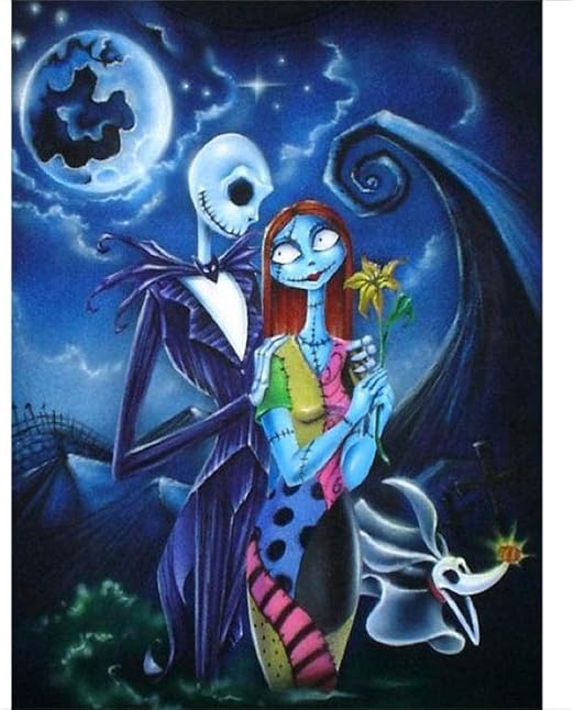 NIGHTMARE BEFORE CHRISTMAS Full Drill Diamond Painting Kit Stained