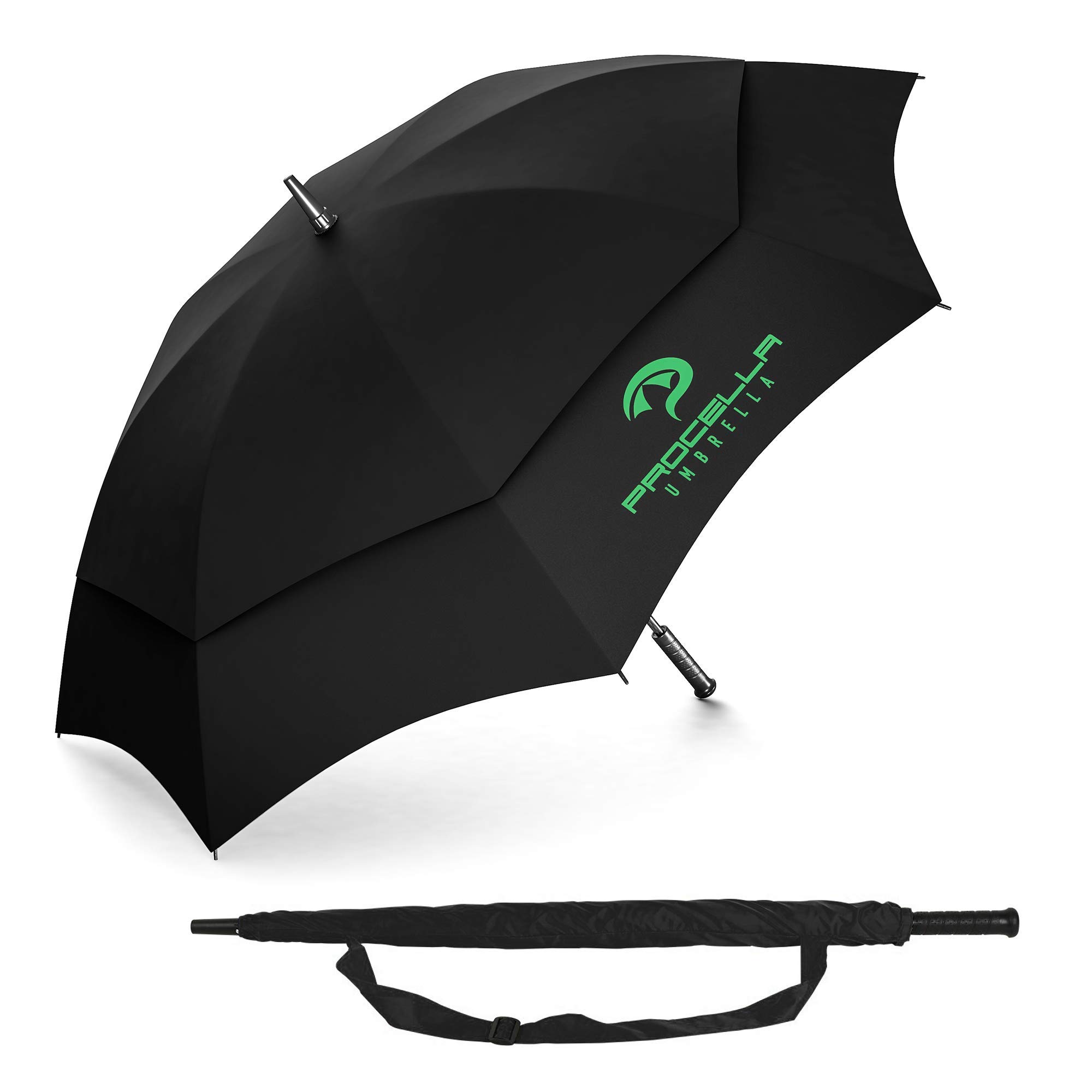 Procella Golf Umbrella 62 Inch Large Oversize Windproof Waterproof