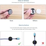 URAQT Cable Clips Holders 20 Pcs 4 Sizes Desk Cable Management Black view 4