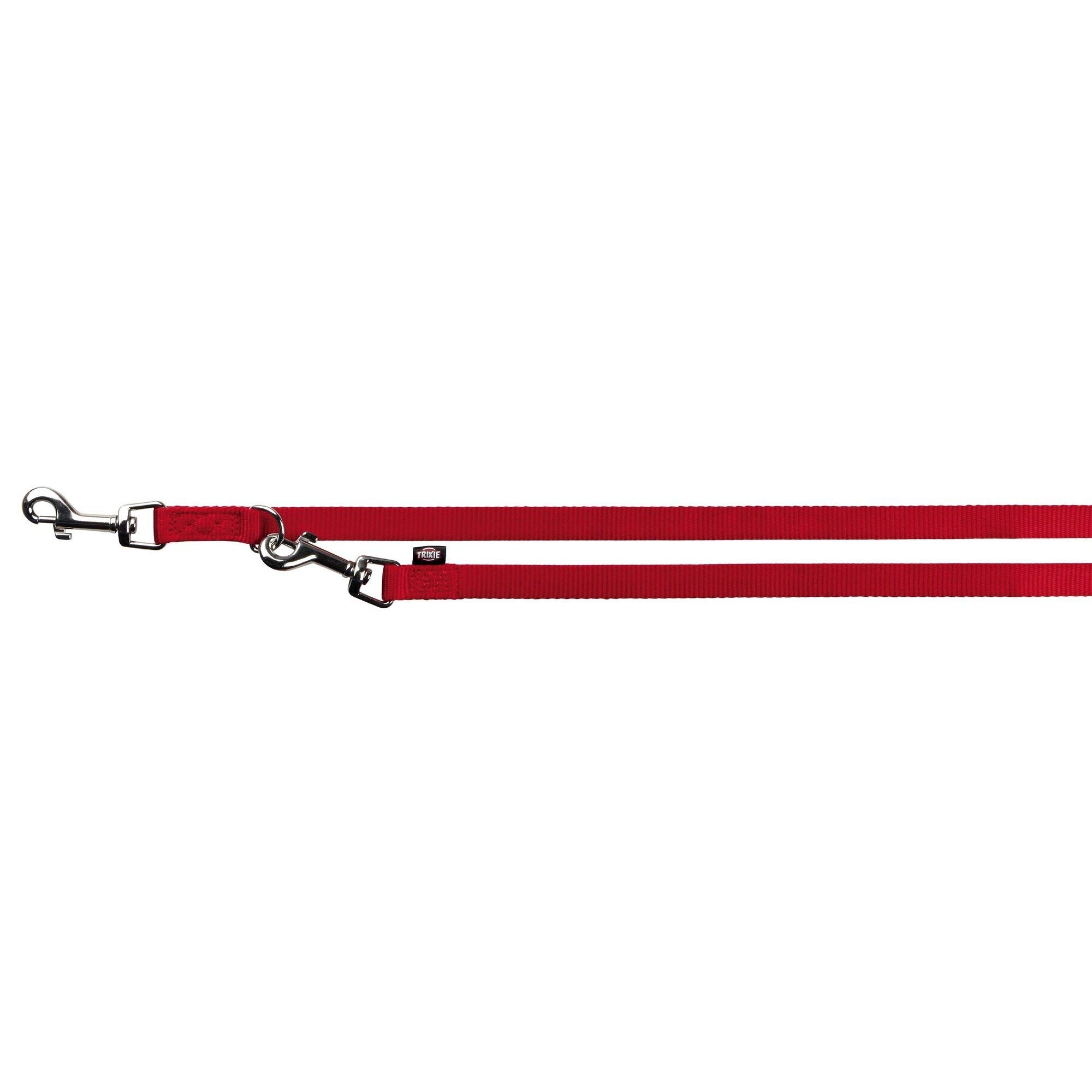 Trixie Premium Adjustable Dog Leash, X-Small, Red