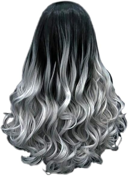 Amazon Com Pentaero Fashion Natural Gery Party Wig Female Long