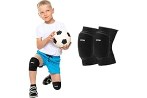 ONTYZZ Kids Knee Pads with Thicken Sponge Padding Breathable Stretchy Cotton Knee Pads Soft Knee Pads Guards Protective for Roller Skateboard Bike Scooter Outdoor Sports