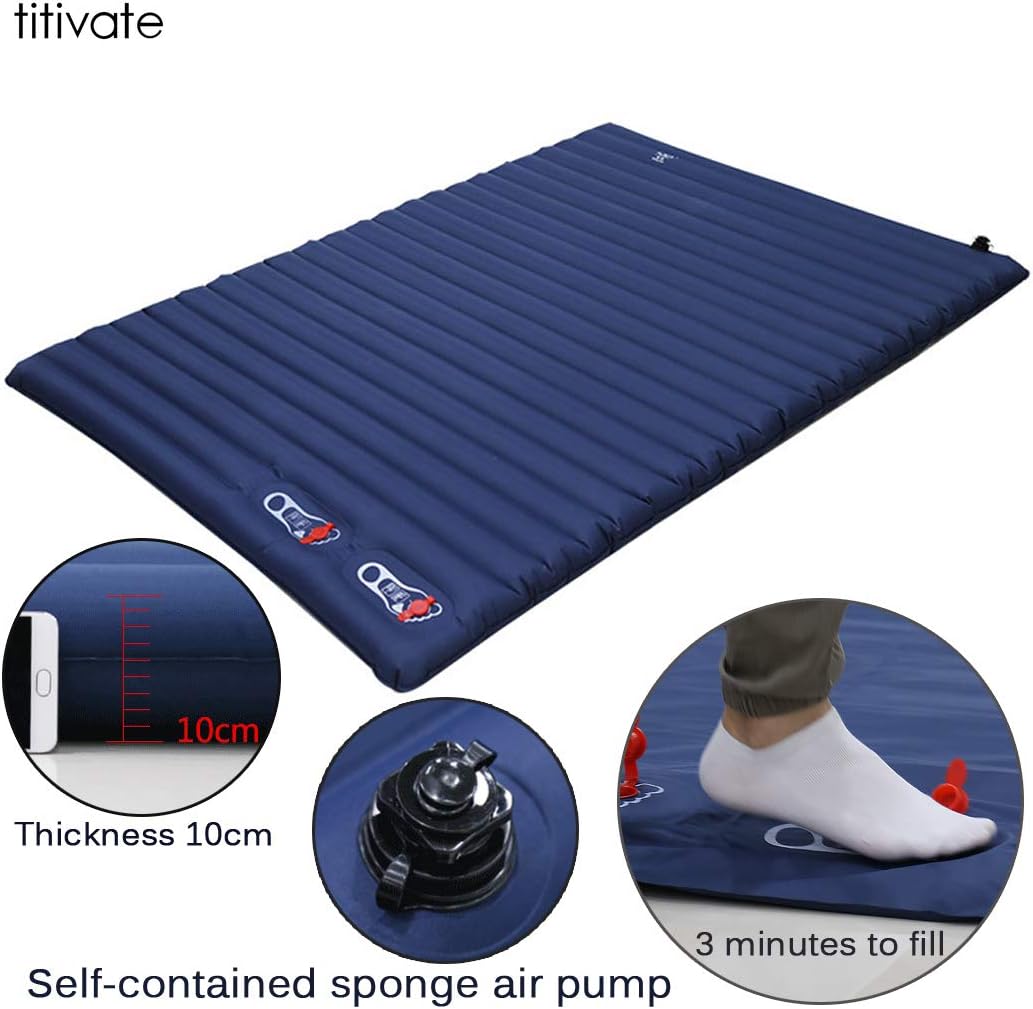 lightweight double air bed