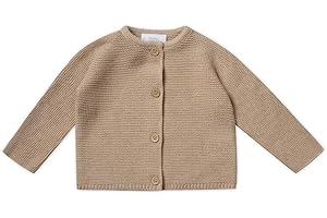 Stellou & friends 100% Cotton Baby Cardigan, Toddler Cardigan, Kids Sweater 0-6 Years