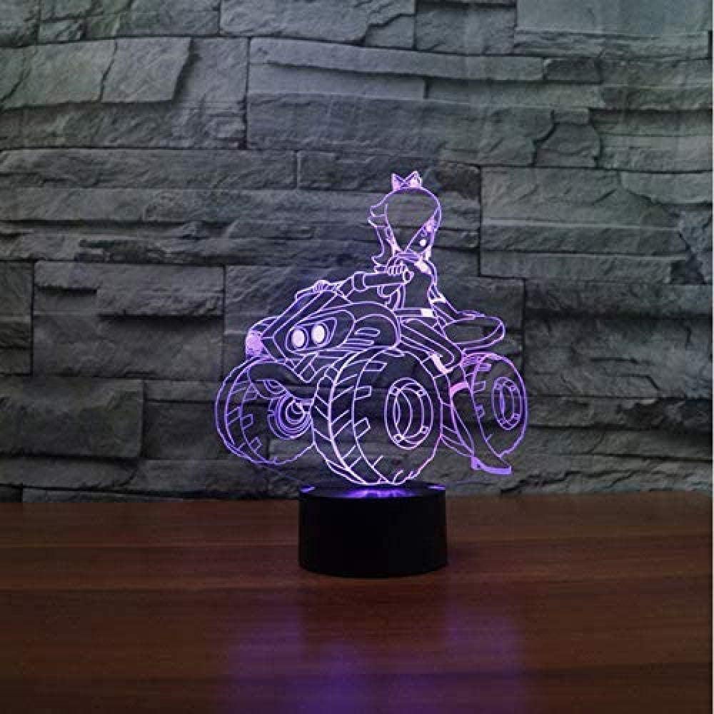 Optische Täuschungslampe LED 3D Geländefahrzeug Tischlampe ...