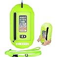 Hikeen Swim Buoy -Waterproof Touchscreen Storage Space, Swim Buoy w/Adjustable Waist Belt for Open Water Swimmers -Be Bright Be Safer