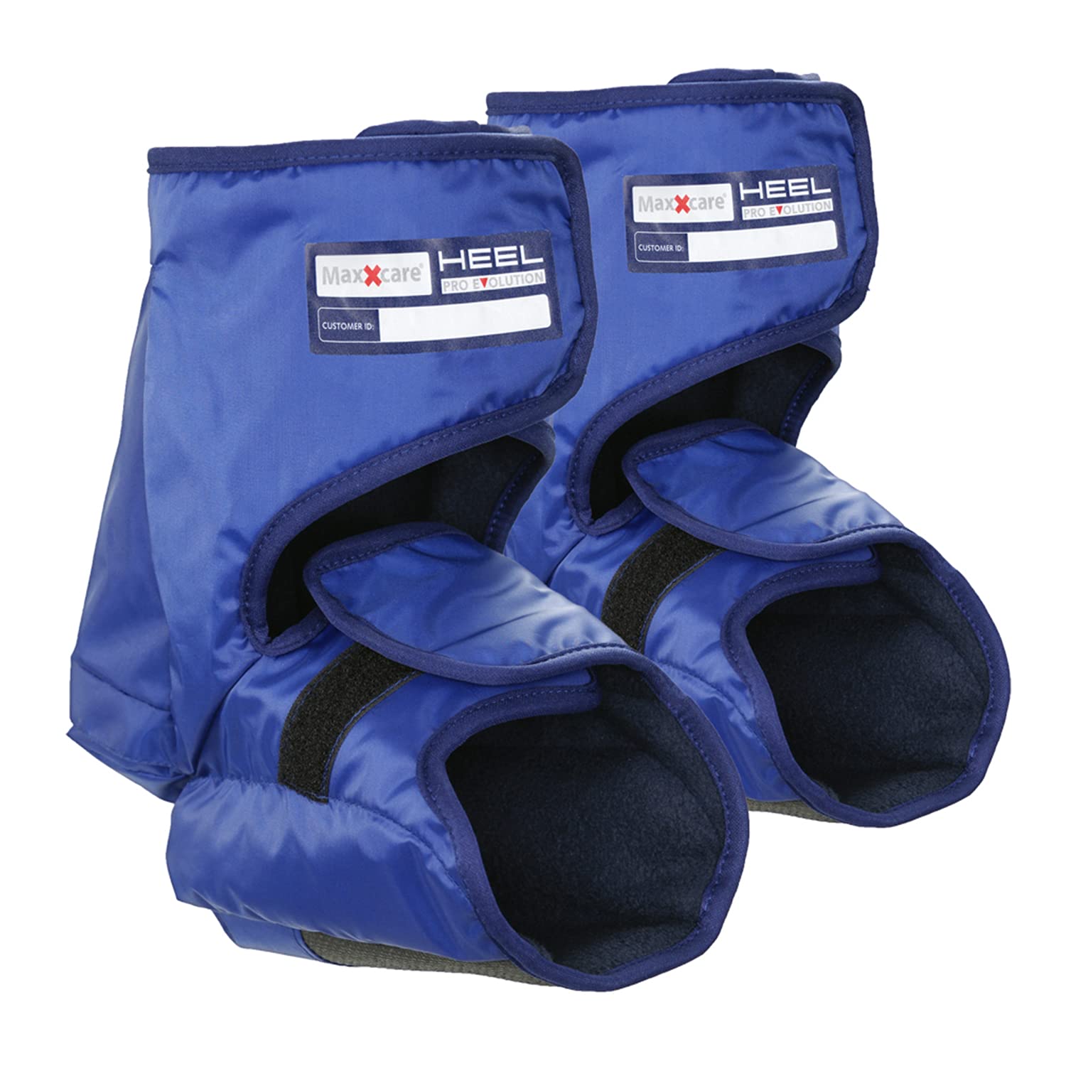 MaxxCare Heel Protection Boot - Invacare Pro Heel Boot - Heel Support - Heel Pain Relief - Heel Protection - Standard Size, Blue