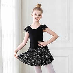 DIPUG Girls Dance Dress Ballet Leotards for Girls