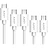 AUKEY Micro USB Cable, 5 Pack (3 x 3.3 ft, 2 x 1 ft) USB 2.0 Quick Charge Cables for LG G4, HTC, Samsung Galaxy S7/S6/Edge and More