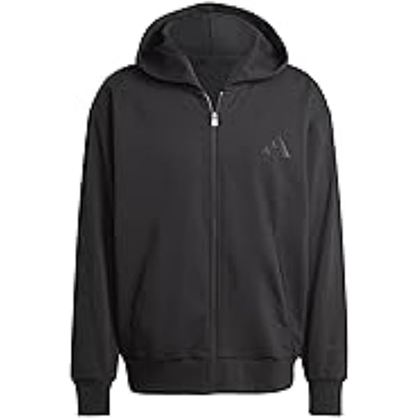 adidas Women's Z.N.E Full-Zip Hoodie, Wonder Silver, X-Small