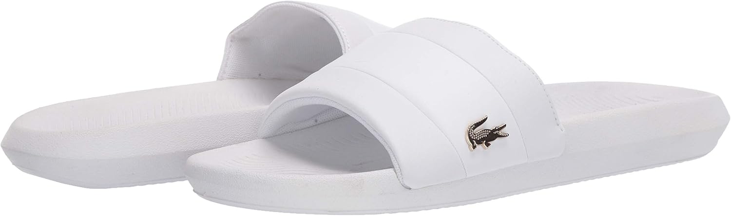  | Lacoste Women's Mens Croco Slide Sandals | Sport Sandals & Slides