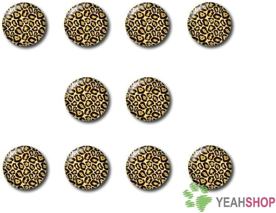 100PCS 12mm Handmade Glass Round Domed Cabochons Flatback Dome Cabochon for Jewelry Making Fishbone/Cat/Flower/Giraffe/Watermelon/U.S. Flag/Bow Tie/Monster (R12-1) (Style 19)