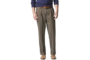Dockers Mens Relaxed Fit Comfort Khaki Pants - Pleated