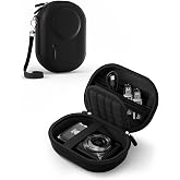 ProCase Camera Case for Kodak PIXPRO FZ55/FZ45/C1, Hard Shell Travel Bag | Cute Shockproof EVA Case With Snug Fit, Mesh Pocket And Soft Lining For Camera Accessories,Travel/Kids' Daily Use-Black