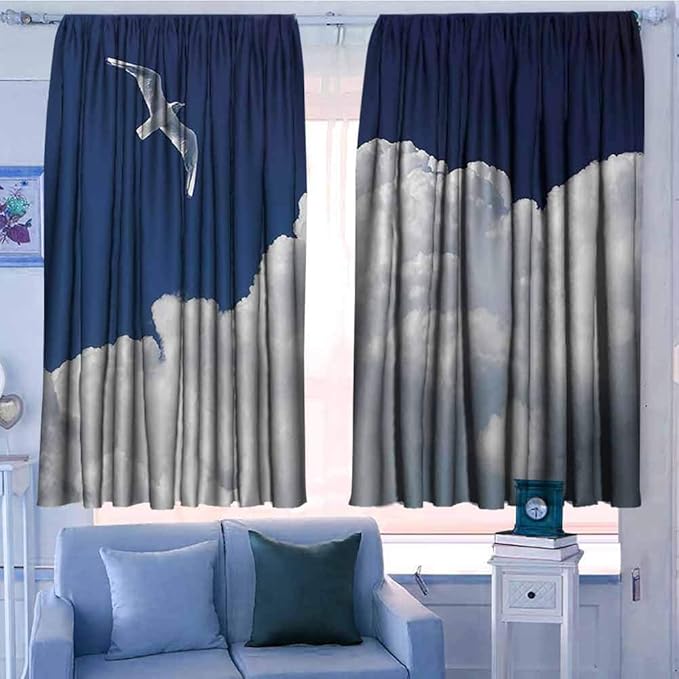 Wonderr Cortinas para decoración de sala de estar, colección térmica