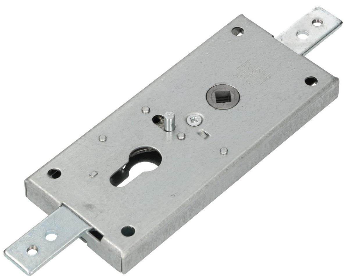 KOTARBAU® Garage Lock 60 mm Steel Gate Lock Profile Cylinder for Swing Gates, Silver