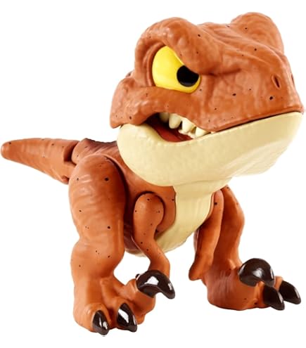 Jurassic World Camp Cretaceous Snap Squad 4-Pack - Carnotaurus, Spinosaurus, Triceratops & Velociraptor Figures