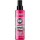 Redken Thermal Spray 22 High Hold - Thermal Heat Protectant and Setting Mist, For Curling and Flat Irons, Lasting Frizz Control & Protects Against Heat Damage