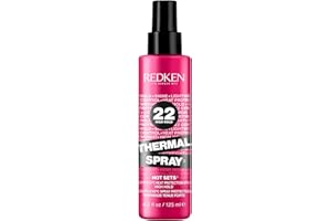 Redken Thermal Spray 22 High Hold - Thermal Heat Protectant and Setting Mist, For Curling and Flat Irons, Lasting Frizz Control & Protects Against Heat Damage
