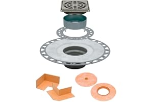 Schluter Systems Kerdi Shower Drain Kit - 4 Inch Grate