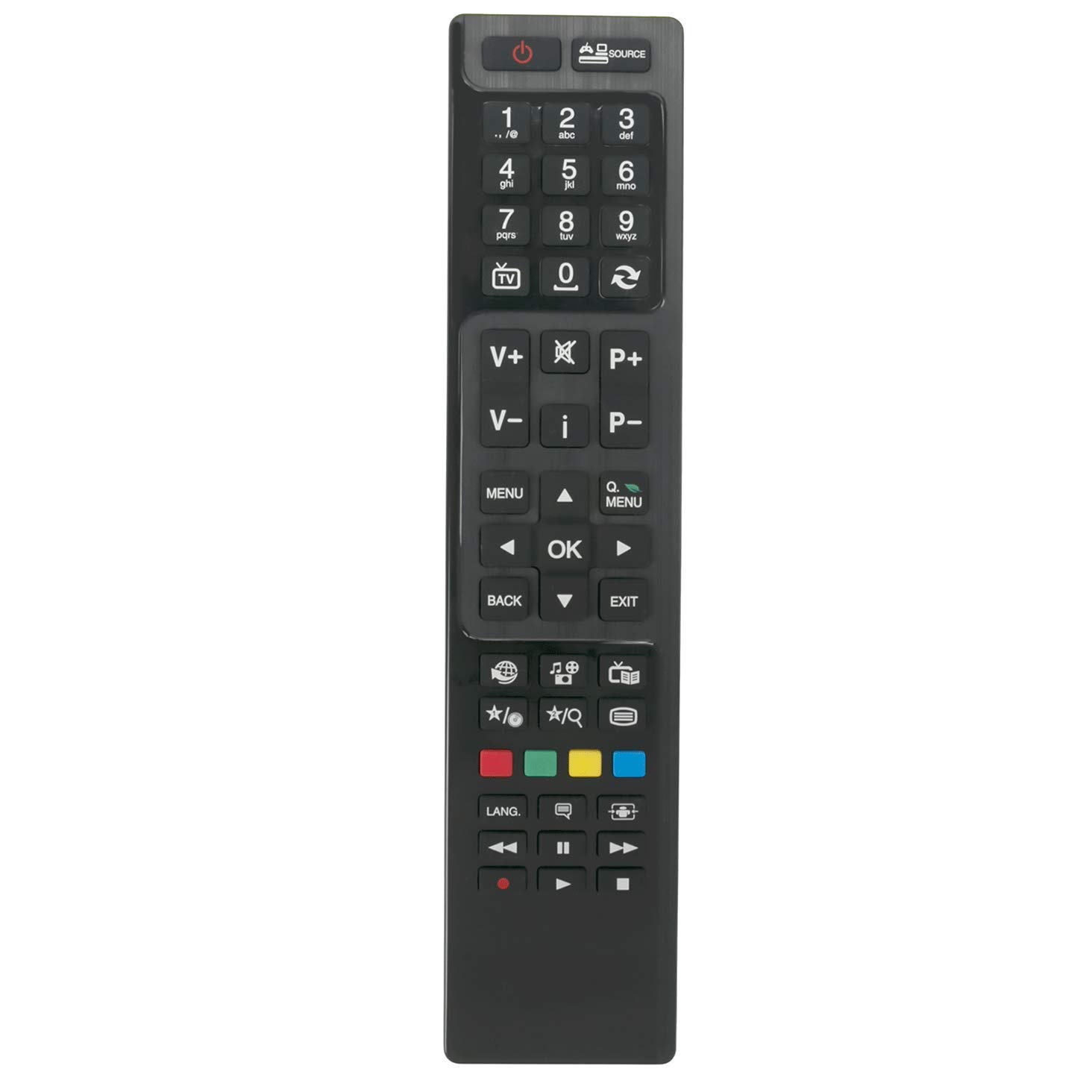 VINABTY RC4846 Remote Control Compatible For SHARP LED LCD Plasma TV LC-32LD145E 32LED900B LC-32LD145K LC-39LD145E LC-39LD145K LC-32LD145V LC-39LD145V LC-50LE756EN LC-50LE760E LC-39LE350V 32H6072