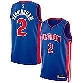 Cade Cunningham Detroit Pistons NBA Kids Youth 8-20 Blue Icon Edition Swingman Jersey