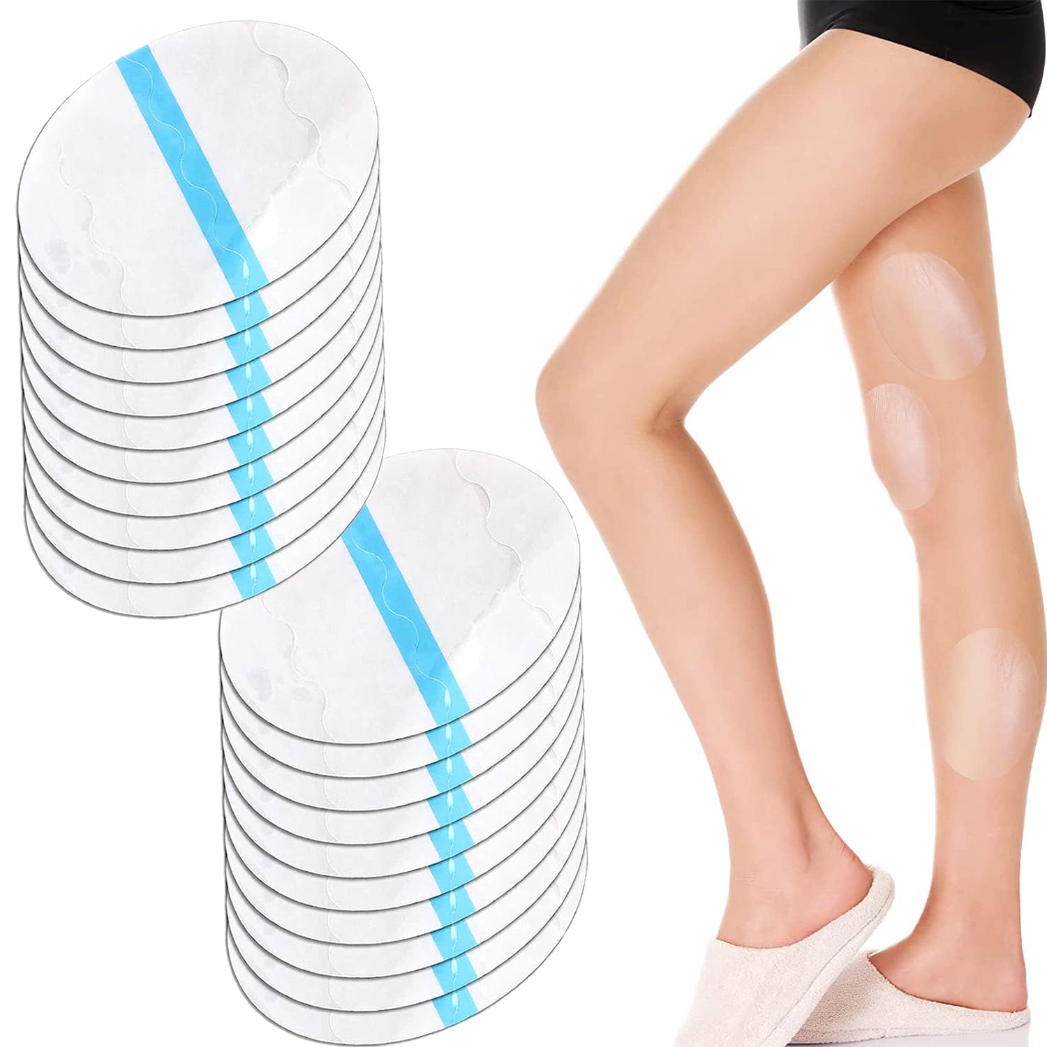 20 Pieces of Anti-Chafing Thigh Bands, Thigh Patches Anti Chafing, Thigh Tape, Thigh Patch, Invisible Anti Wear Thigh Sticker, Invisible Ultra Thin