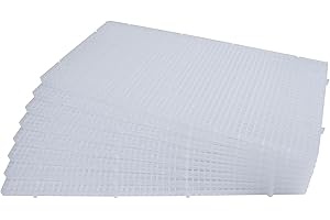 ALEGI Aquarium Grid Isolate Board Divider Fish Tank Bottom Black Filter Tray Plastic Crate (8pcs)