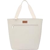 GLENKEY Insulated Lunch Bag Tote Lunch Box - Large Leakproof Cooler Bags for Adults - Soft Lunchbox for Women Work Shift Outdoor Travel Beige 8L