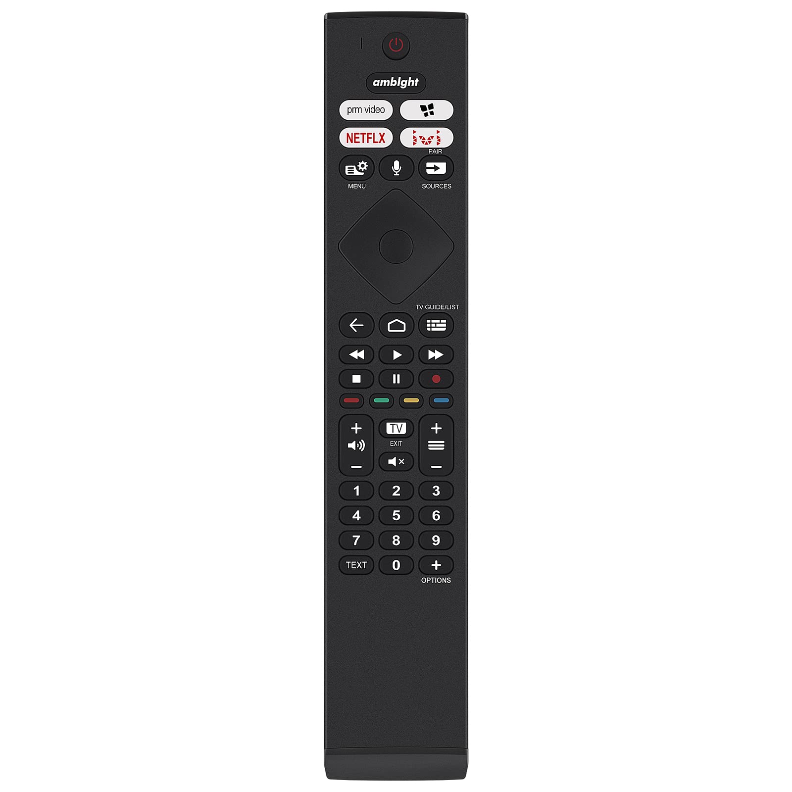 VINABTY 398GM10BEPHN0049HT Voice Remote Control Compatible with Philips TV YKF474-8020 43PUS8506/60 50PUS7506/60 50PUS8506/60 55OLED706/12 58PUS8506/60 65OLED706/12 65PUS8506/60 70PUS8506/60