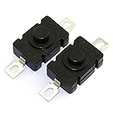 RuiLing 10pcs Self-Lock Push Button Switch KAN-28