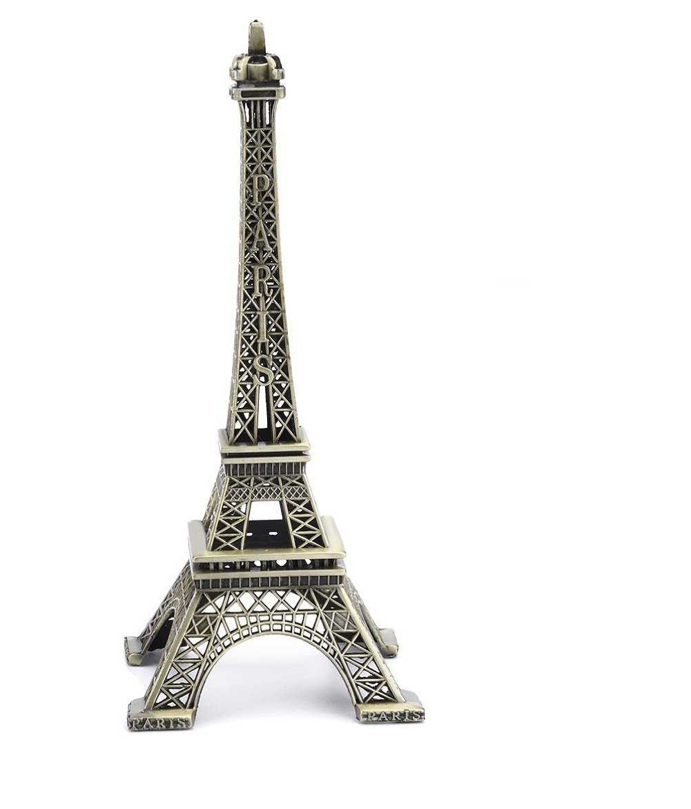 Photo 1 of Nightwolf® 5.9 inch Bronze Paris Eiffel Tower Modelling Iron Craft Art Gift for Home Decoration Statues