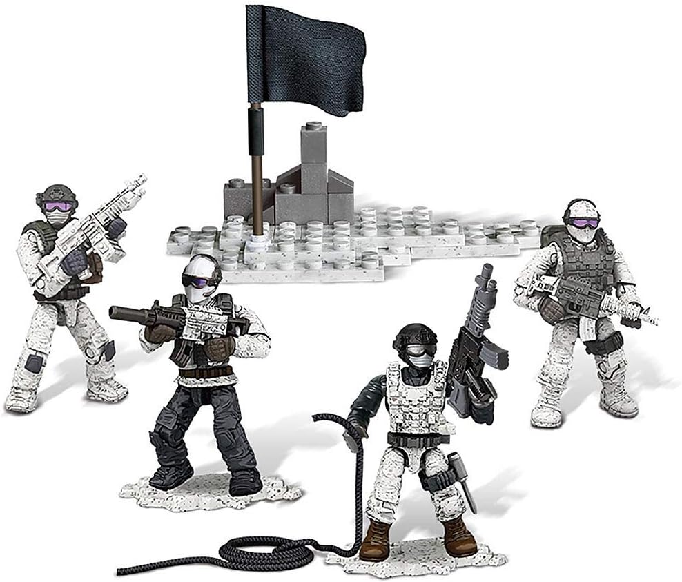 XDT 4pcs/Set Military Army Weapons Accessories Building Block Call of Duty Soldiers Mini Toys Figure Set