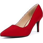 IDIFU IN3 High Heels Pumps Closed Toe Heels Women's Pumps Stiletto Pointed Toe Dress Shoes Wedding Prom Bridal Work Office Bride Guest Trendy Dressy Fashion Comfortable Pump Shoes