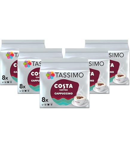Lot De 40 Capsules Tassimo Jacobs Cappuccino Choco Milk – Café Et Chocolat – Date 2026