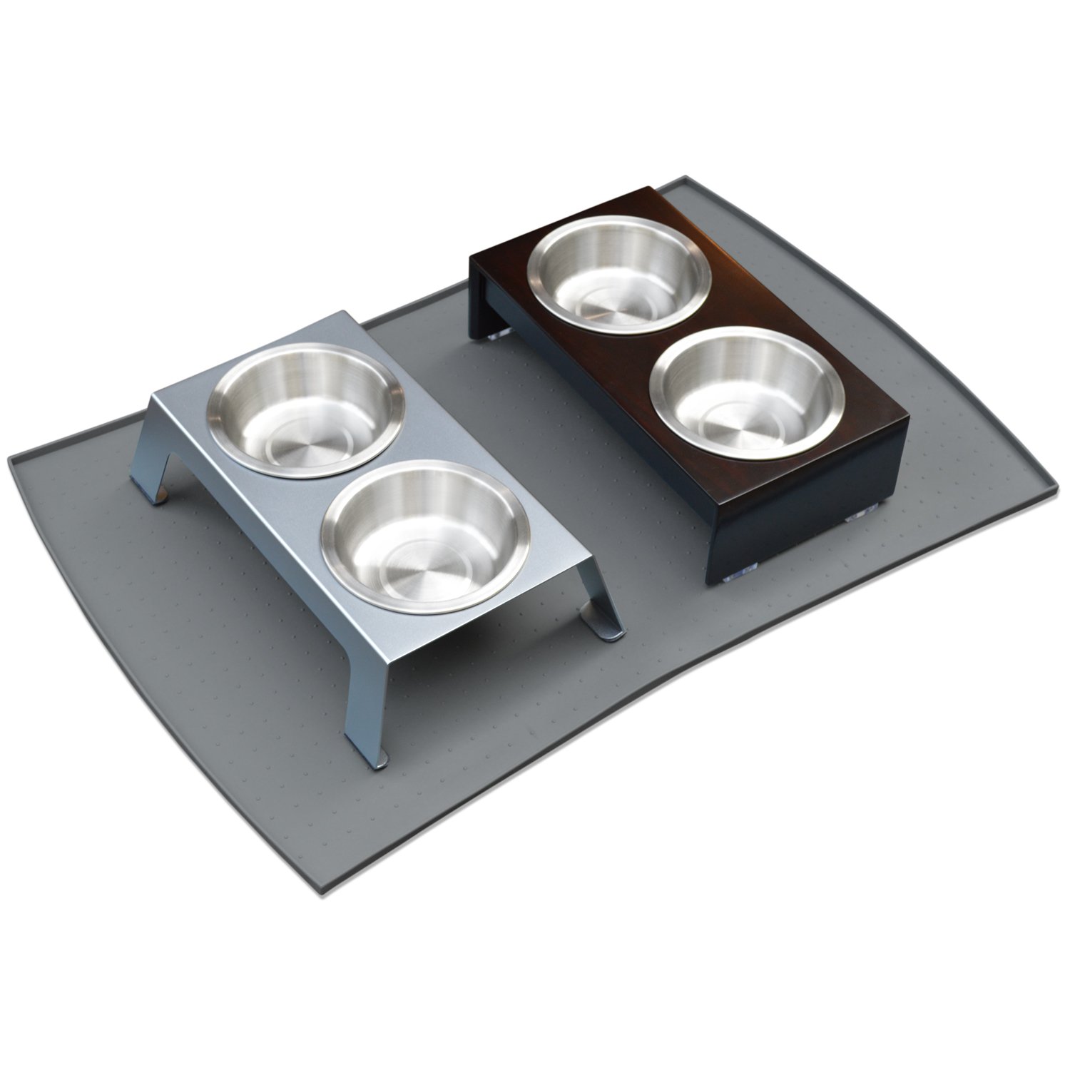 PetFusion XLARGE Waterproof Dog Food Mat (34x23"). FDA Grade Silicone [superior 859473002314 eBay