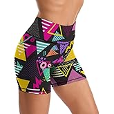 Tadxcjz Yoga Shorts High Waisted Biker Shorts for Womens Athletic Running Workout