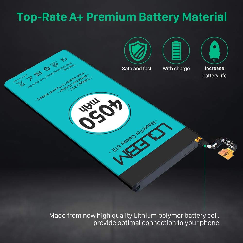 Galaxy S7 Edge Battery [4050mAh] S7 Edge Battery LCLEBM New 0 Cycle Battery Replacement for Samsung Galaxy S7 Edge G935V G935P G935A G935T S7 Edge Battery Replacement with New Replacement Kits: Home Audio & Theater