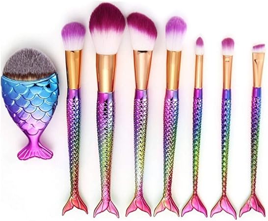 Amazon Co Jp メイクブラシセット 人気 Kohore メイクブラシセット 安い 化粧筆 携帯 かわいい 人魚姫ブラシ 1 18本セット 柔らかい メイクアップブラシ 可愛い コスメブラシセット 収納便利 化粧ブラシセット メイクブラシ 高級繊維毛 フェイスブラシ パウダー 日常