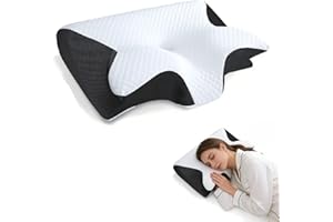 Sleep Apnea Pillow, 2026 Upgrade Orthopedic Memory Foam Pillow for Sleep Apnea and Snoring, Ergonomic Support for Side, Back 