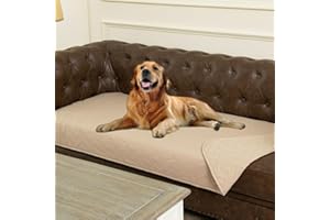 Ameritex 100% Waterproof Dog Bed Blankets Double Sided Dog Couch Cover Knurling Pattern pet Bed Cover Reversible Furniture Couch Sofa Car for Puppy Kids