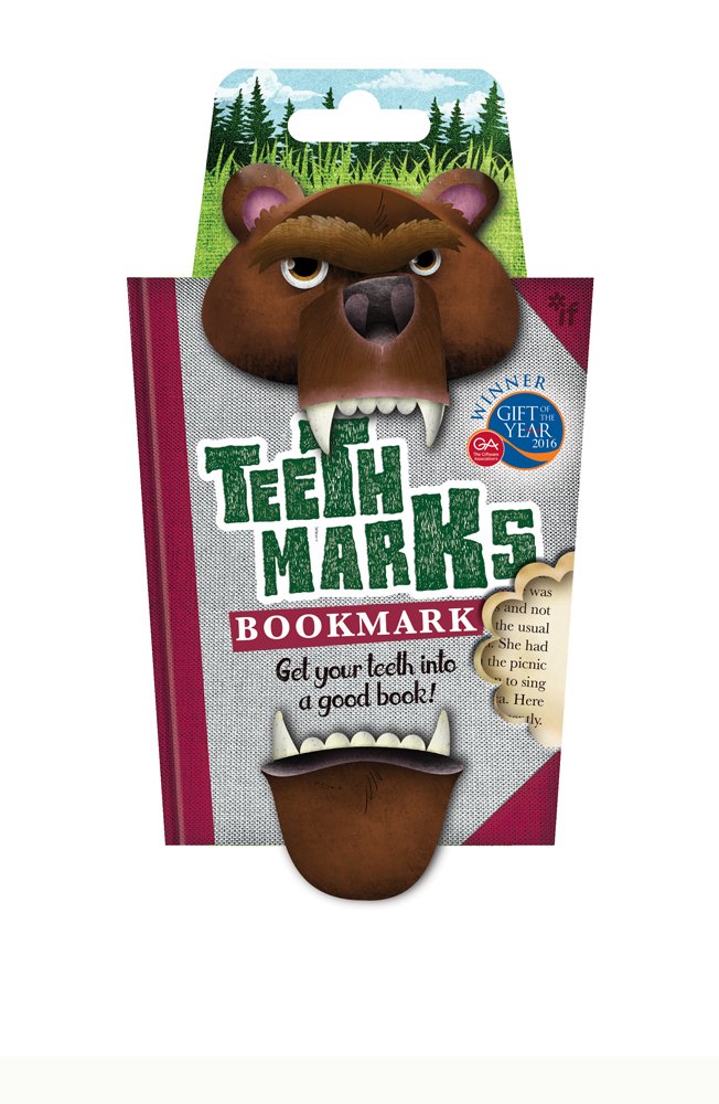 Teeth-Marks Bookmarks-Bear
